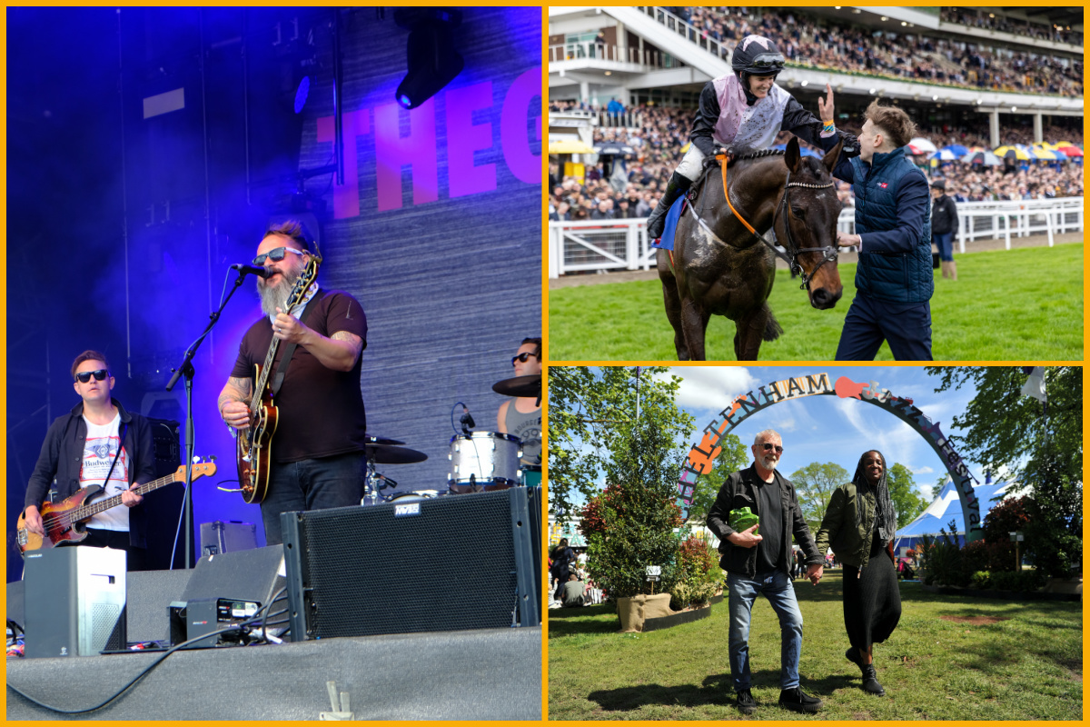 A collage of Cheltenham Festivals